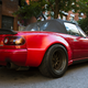 Illustration for article titled Nothing Says Determination Like A Caged Miata Parked In Manhattan
